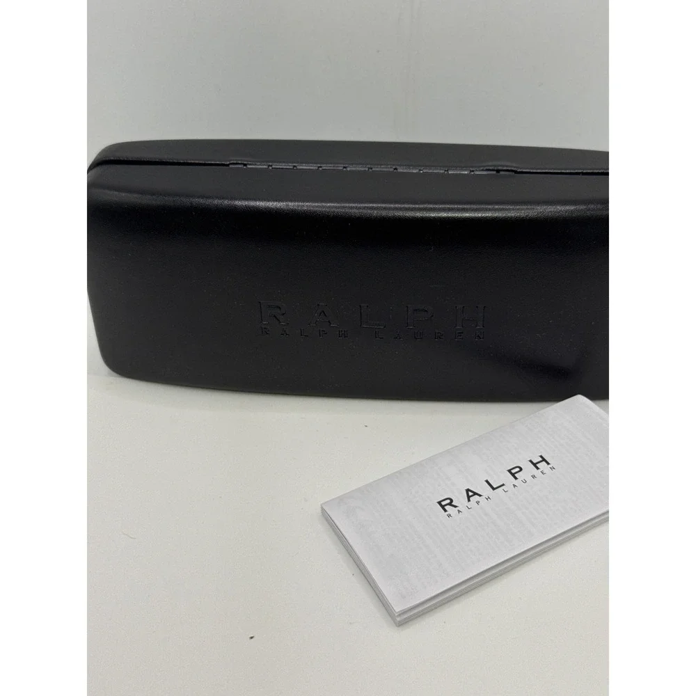 Ralph Ralph Lauren‎ Black Hard Clamshell Eyeglass Case with Paperwork